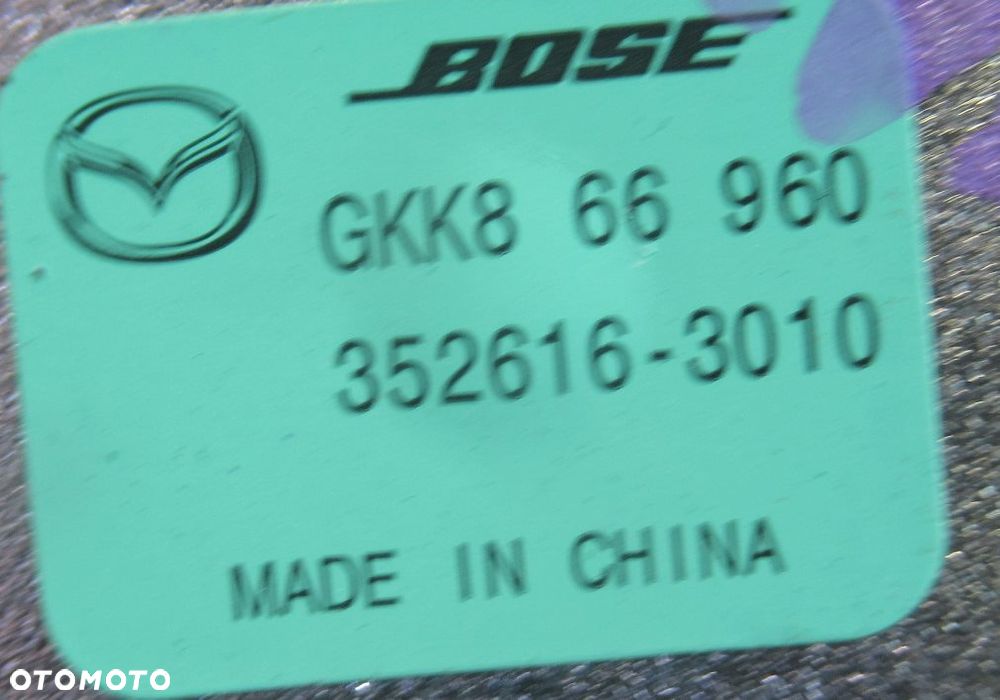MAZDA 3 III GŁOŚNIK DESKI ROZDZIELCZEJ PRAWY PRZÓD PRZEDNI 3526163010 - 3