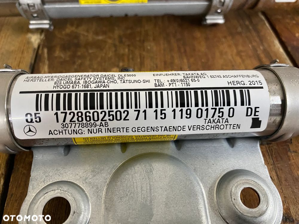 MERCEDES slk 172 kurtyna prawa lewa - 3