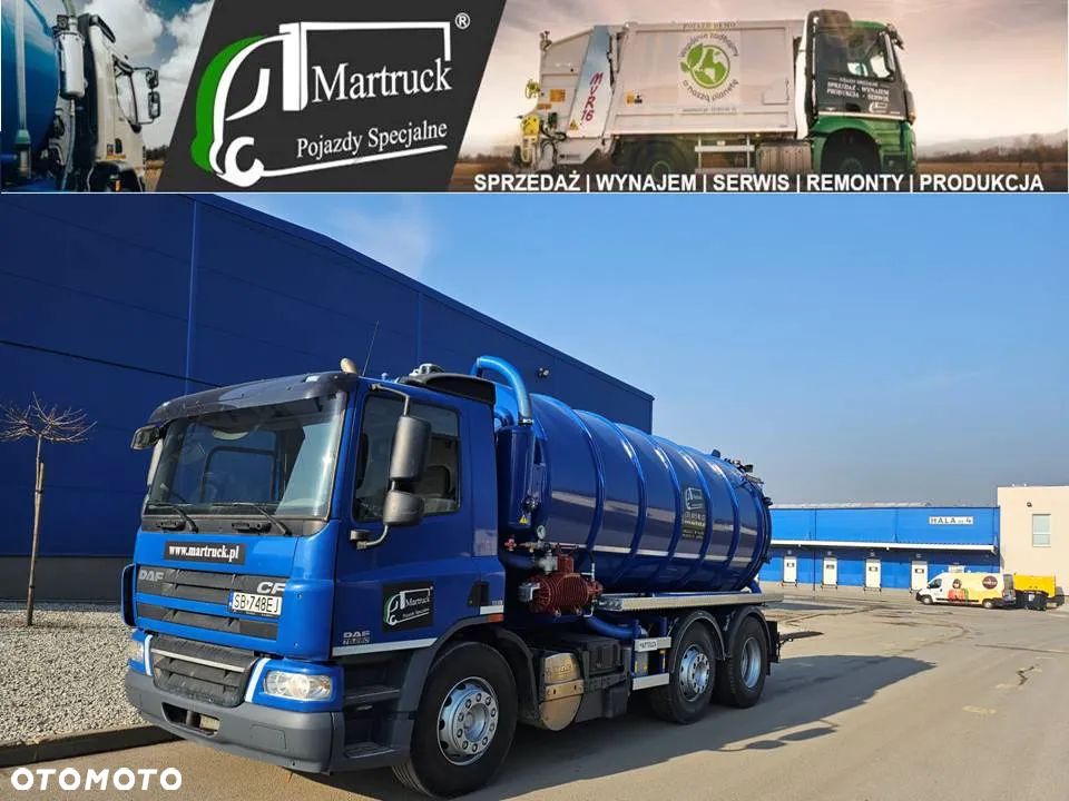 DAF FAG 75 CF 6x2, pojazd asenizacyjny 16000L, beczka, szambiarka, sprzedaż, wynajem,  serwis gwarancja