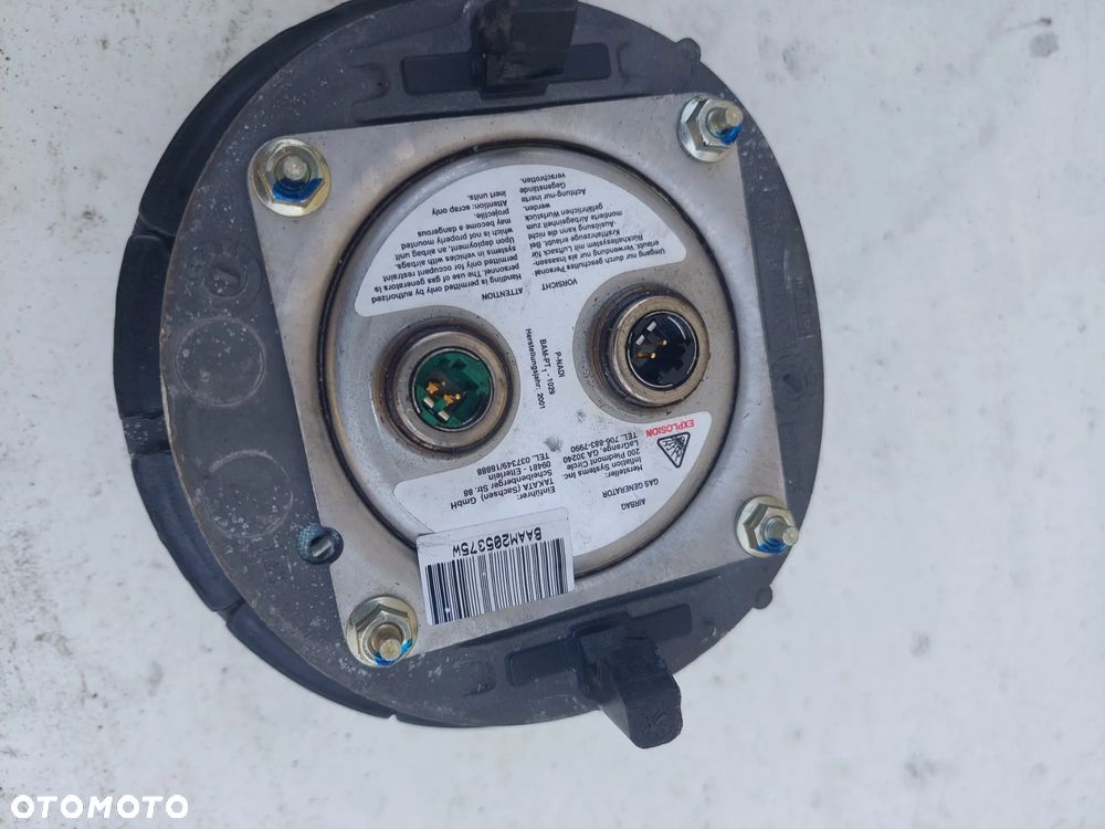 PODUSZKA AIRBAG KIEROWCY OKRĄGŁA BMW 3 E46 - 2