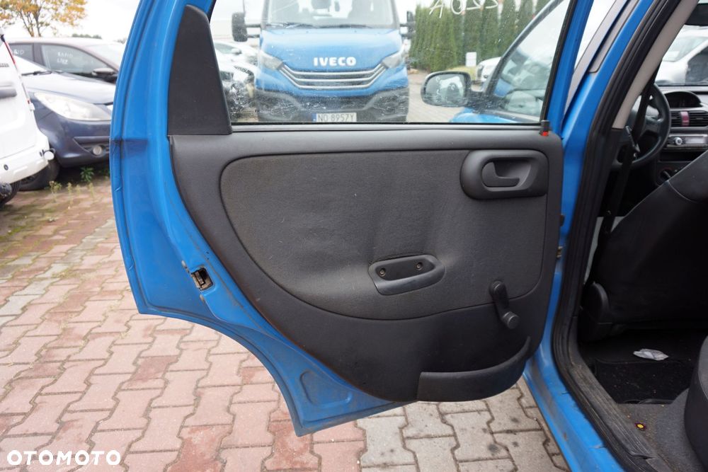 DRZWI TYLNE LEWE CORSA C III 5D HB Z20A  NIEBIESKI OPEL 1999-2003 - 9