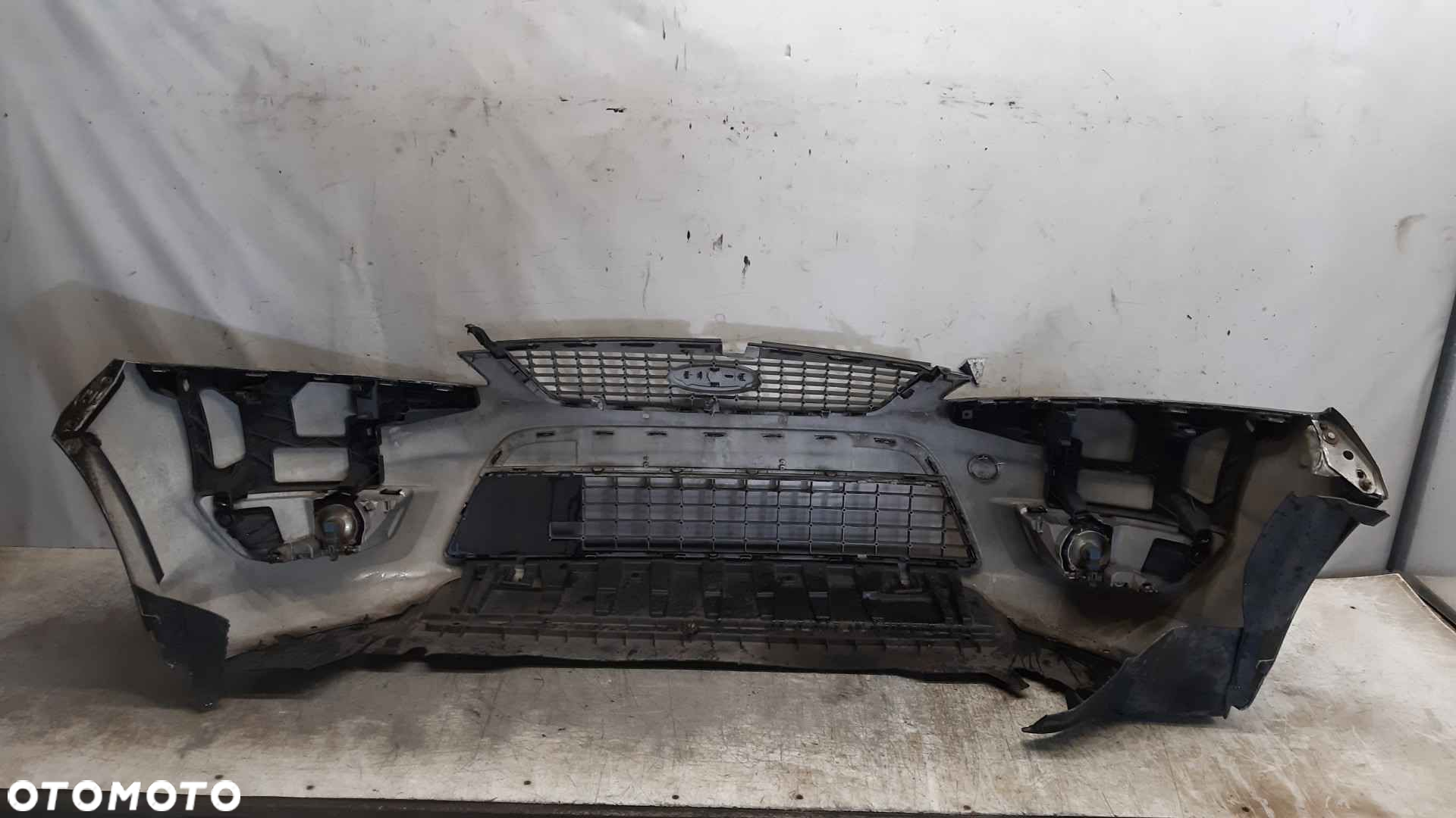 % ZDERZAK PRZÓD PRZEDNI FORD MONDEO MK4 4 IV GRAFIT X6 HALOGENY - 5