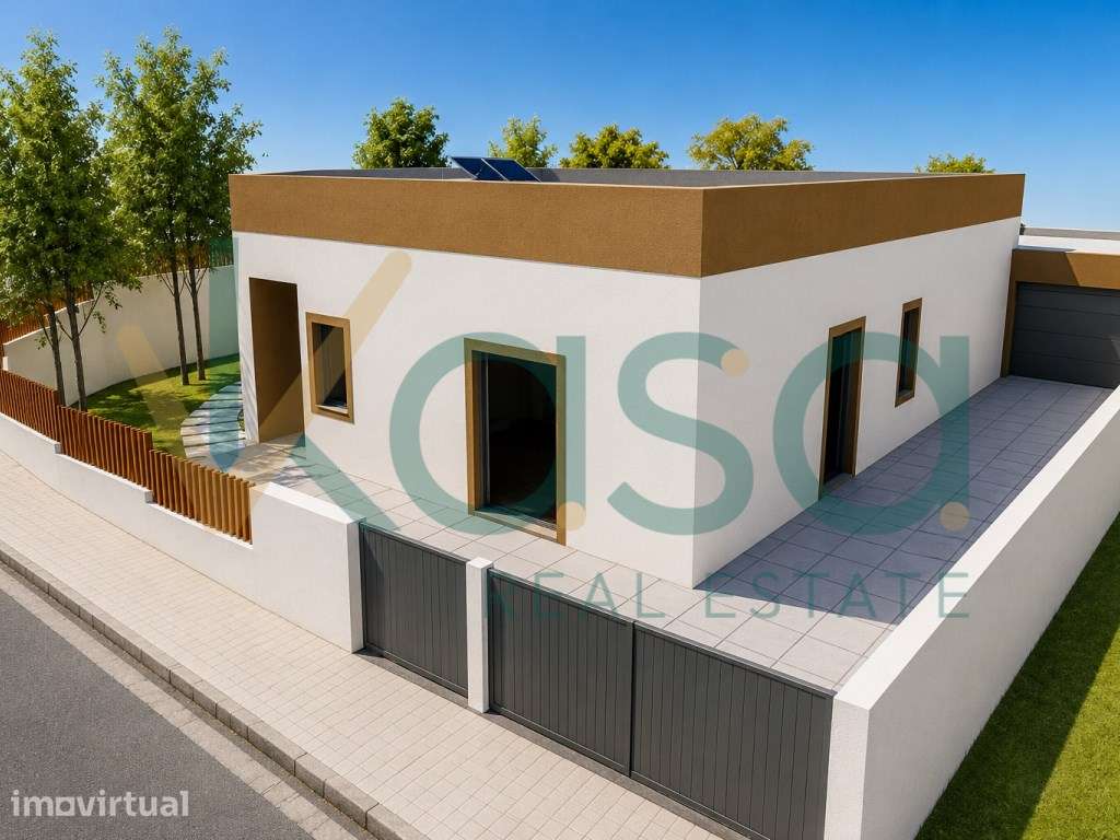 Moradia T4 térrea contemporânea com piscina e garagem - Grande imagem: 4/8