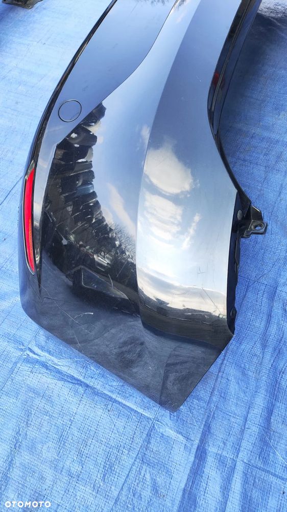 KLAPA ZDERZAK WZMOCNIENIE BELKA OSŁONA LAMPA TYŁ KOMPLETNY TYŁ DUPA CZARNY ORYGINALNY LAKIER SEAT LEON III 3 HB 5D 12-16r - 7