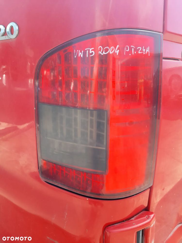 VW T5 LAMPY TYŁ TYLNE PRAWY LEWY PRAWA LEWA TYLNA TRANSPORTER V - 13