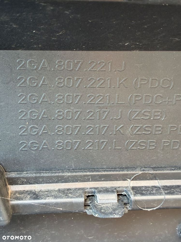 VW T-ROC 2GA807221 ZDERZAK PRZÓD PRZEDNI KRATKA KOMPLET PDC - 12