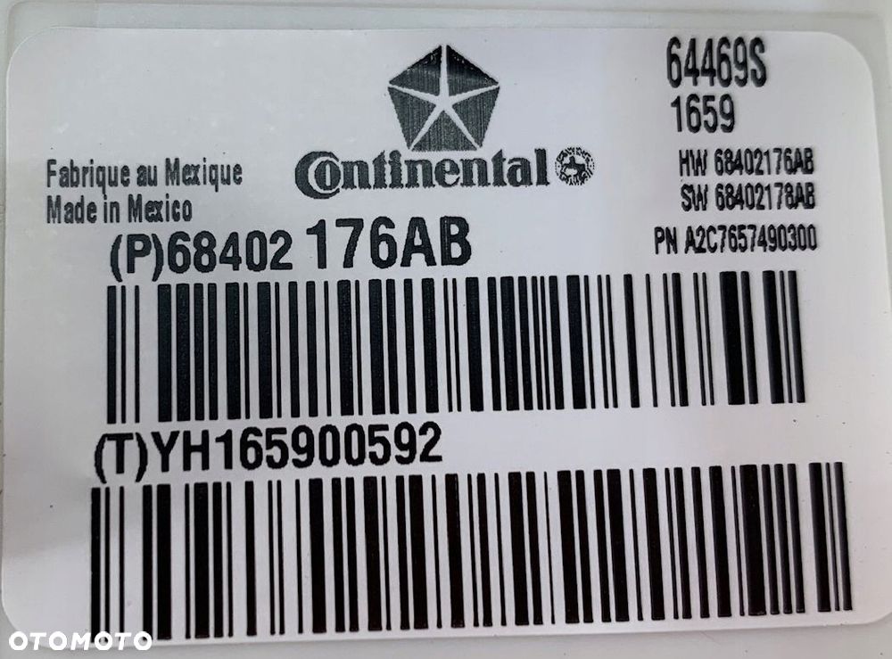 U7 CHRYSLER PACIFICA 16- MODUŁ KOMFORTU BCM STEROWNIK 68402176AB - 2
