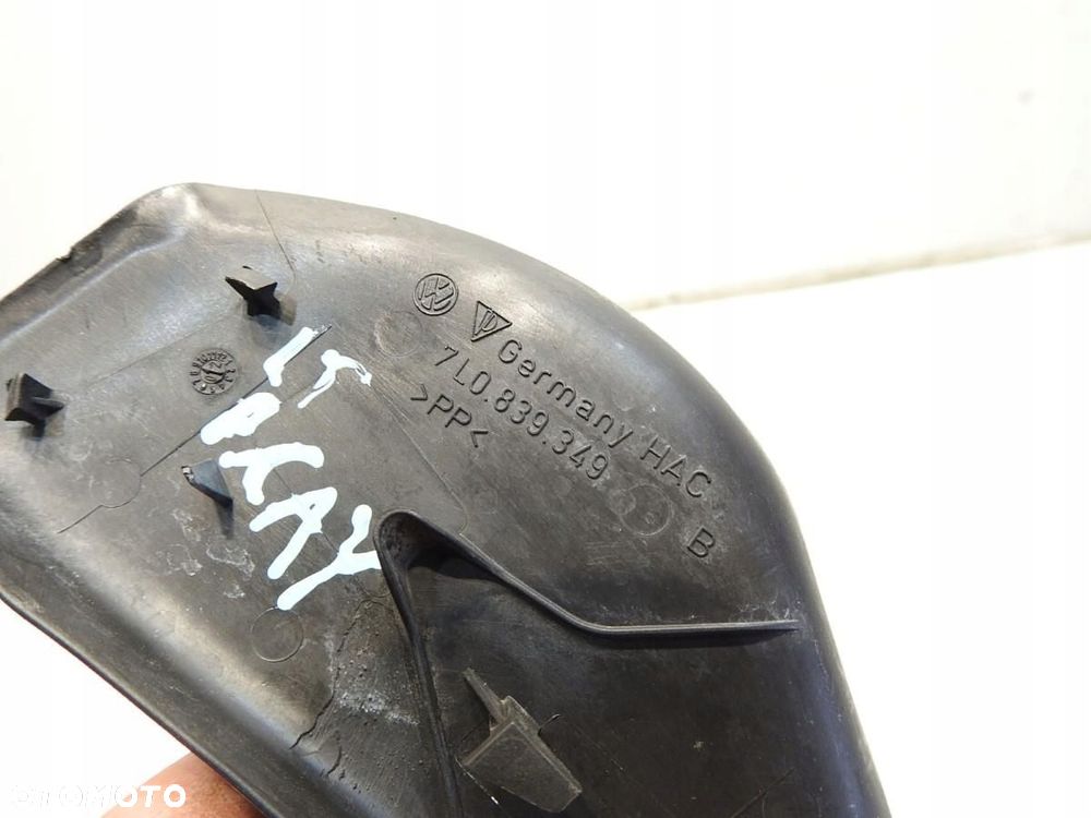 TRÓJKĄT OSŁONA DRZWI LEWY TYŁ PORSCHE CAYENNE I 7L0839349 - 2