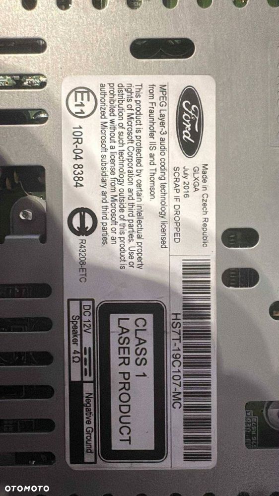 radio ford mondeo mk5 2016r - 3