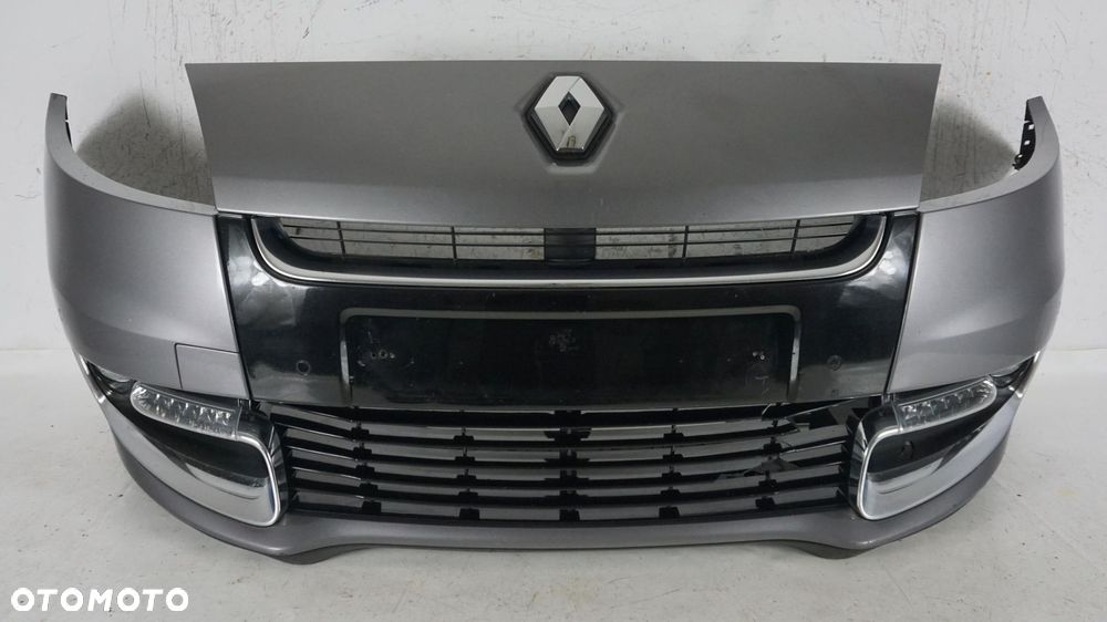 ZDERZAK PRZÓD PRZEDNI RENAULT SCENIC 3 III LIFT 12-13 FL LED DRL PDC 2012- - 1