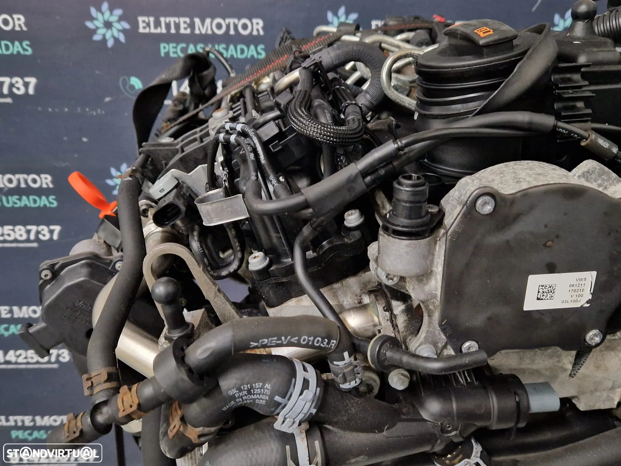 Motor usado CAY VW GOLF VI 1.6 TDI 105CV SKODA AUDI A1 PASSAT CAYC - 7