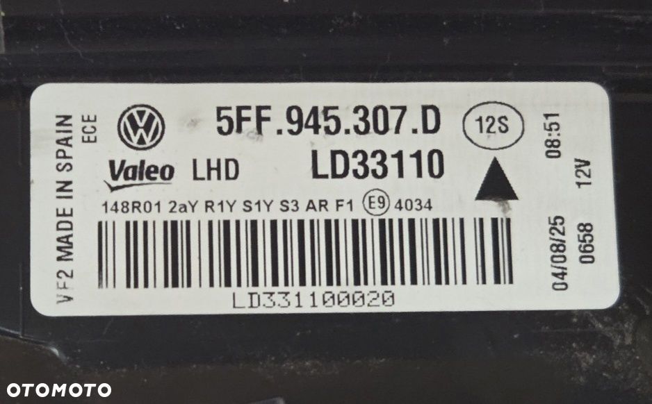 LAMPA TYŁ SEAT CUPRA Formentor Lift 5FF945307D - 10