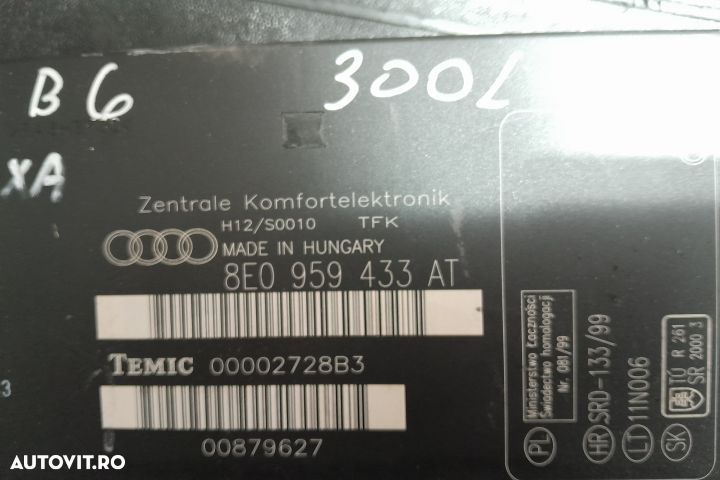 Modul confort 8E0959433AT 8E0959433AT Audi A4 B6 [2000 - 2005] Avant - 2