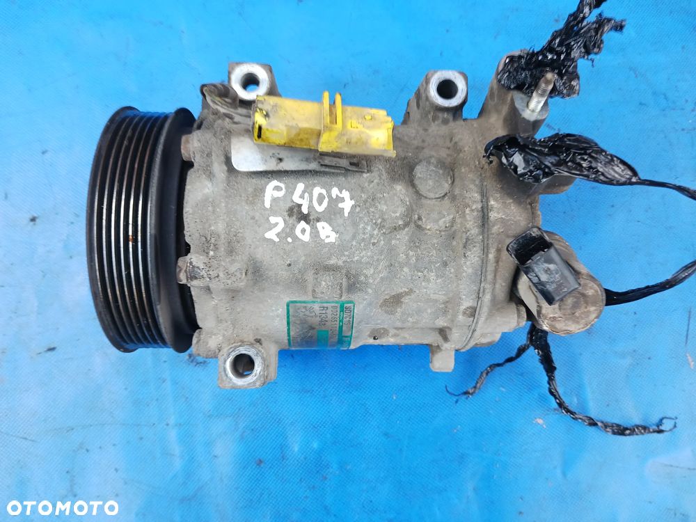 Pompa sprężarka kompresor klimatyzacji 9648138680 2.0B 16V PEUGEOT 407 Citroen C5 Sanden - 1