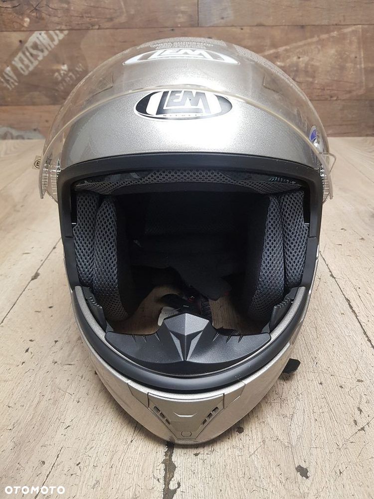 Kask motocyklowy LEM z odpinaną szczęką rozmiar S 55-56 - 12