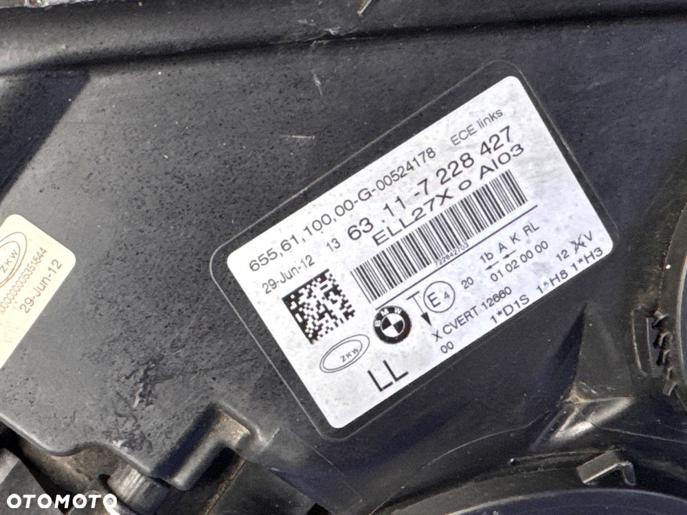 LEWY BI XENON DYNAMIC BMW F01 F02 KOMPLETNA BDB EU - 6