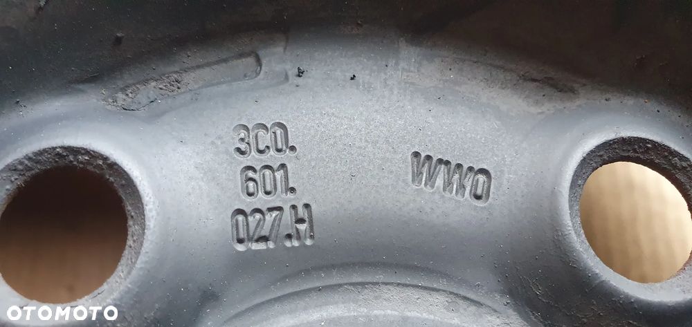 Felgi stalowe VW 5x112 6.5J ET42 16" R16 VW Passat B6 3C0601027H - 10