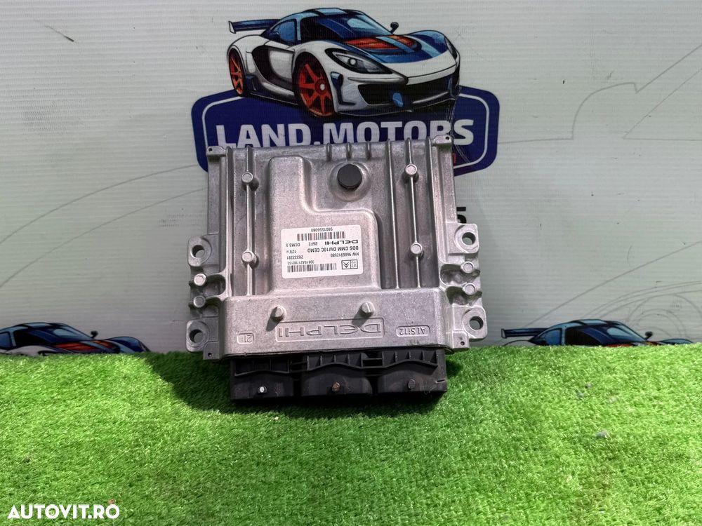 CALCULATOR MOTOR ECU PEUGEOT RCZ 2012 2.0 DIESEL / COUPE 2 USI COD OEM 9801556080 9666912580 2010-2015 - 1