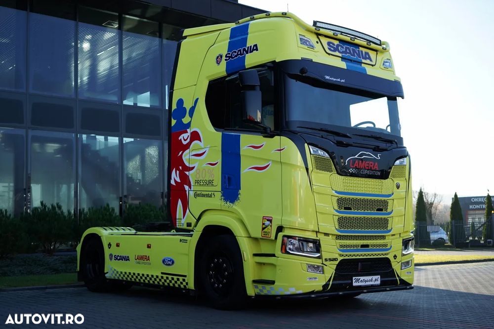 Scania S 520 / V8 / RETARDER / I-PARK COOL / COMPLET AIRMATIC / PIELE / - 5