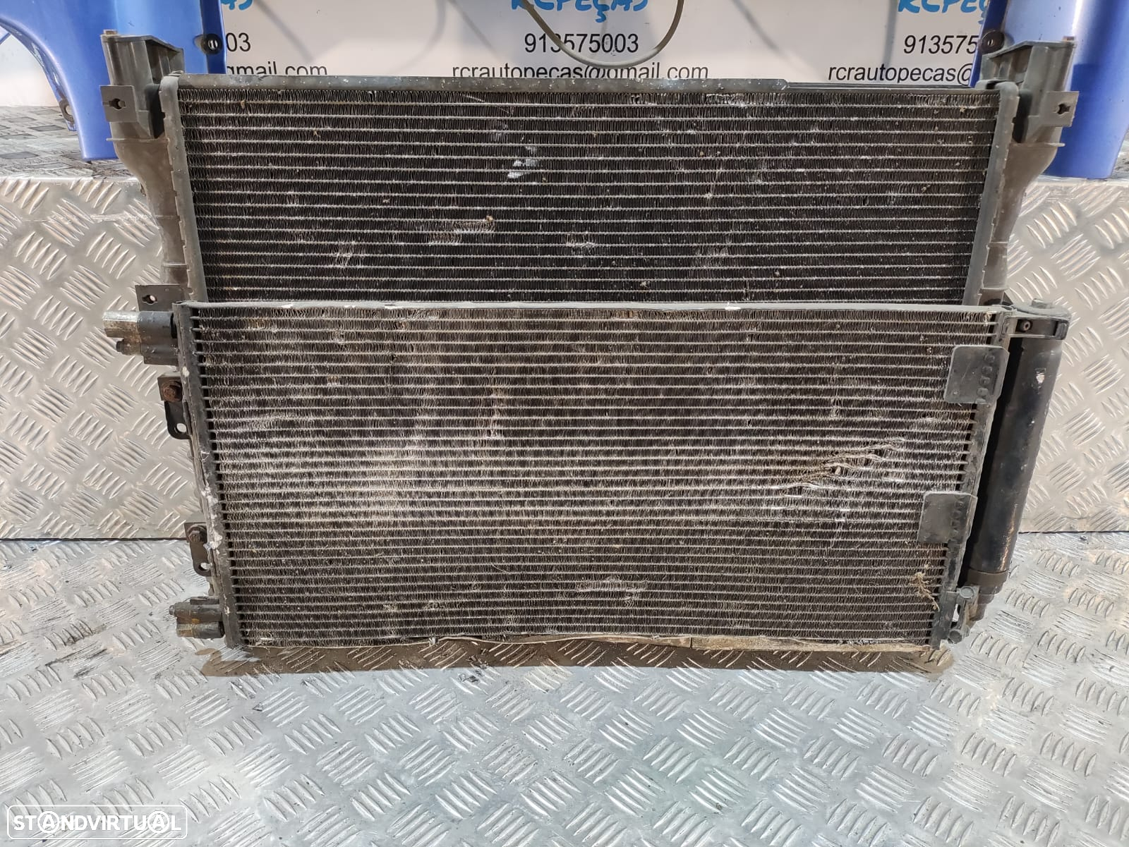 FRENTE COMPLETA LAND ROVER FREELANDER I 1 MK1 CAPOT PARACHOQUES GUARDA-LAMAS OTICAS RADIADOR VENTILADOR FRENTE FIBRA REFORÇO - 9