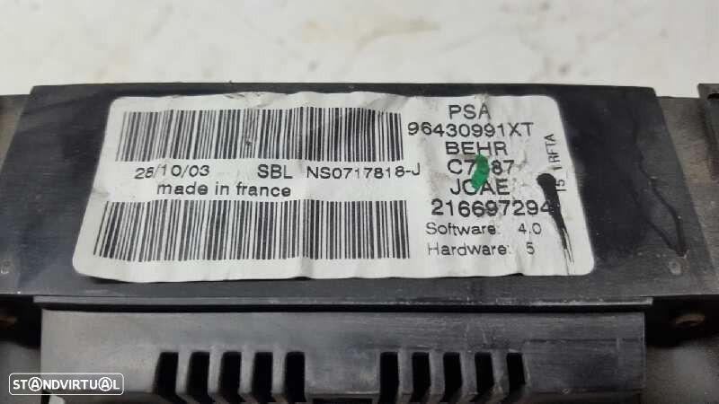 COMANDO CLIMATIZADOR PEUGEOT 307 (S1) 1.4 - 3