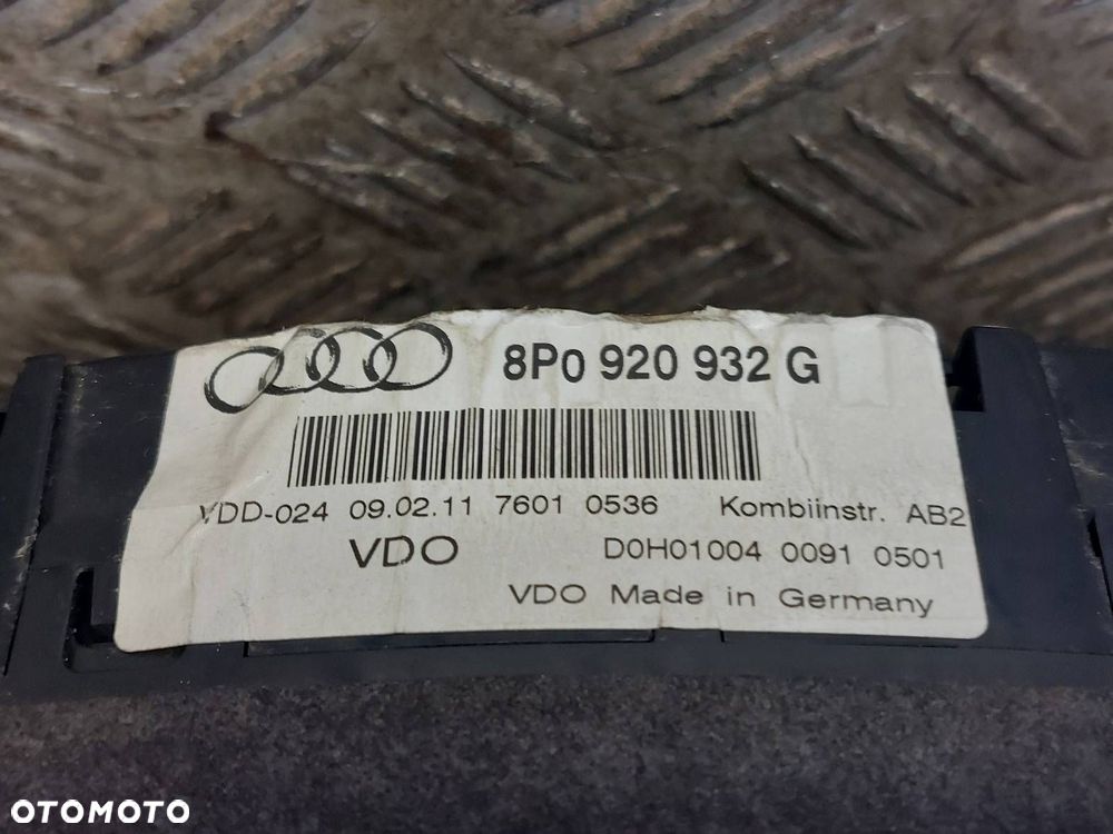 ZESTAW STARTOWY AUDI A3 8P 2.0 TDI 03L906018AH 8P0920932G - 7