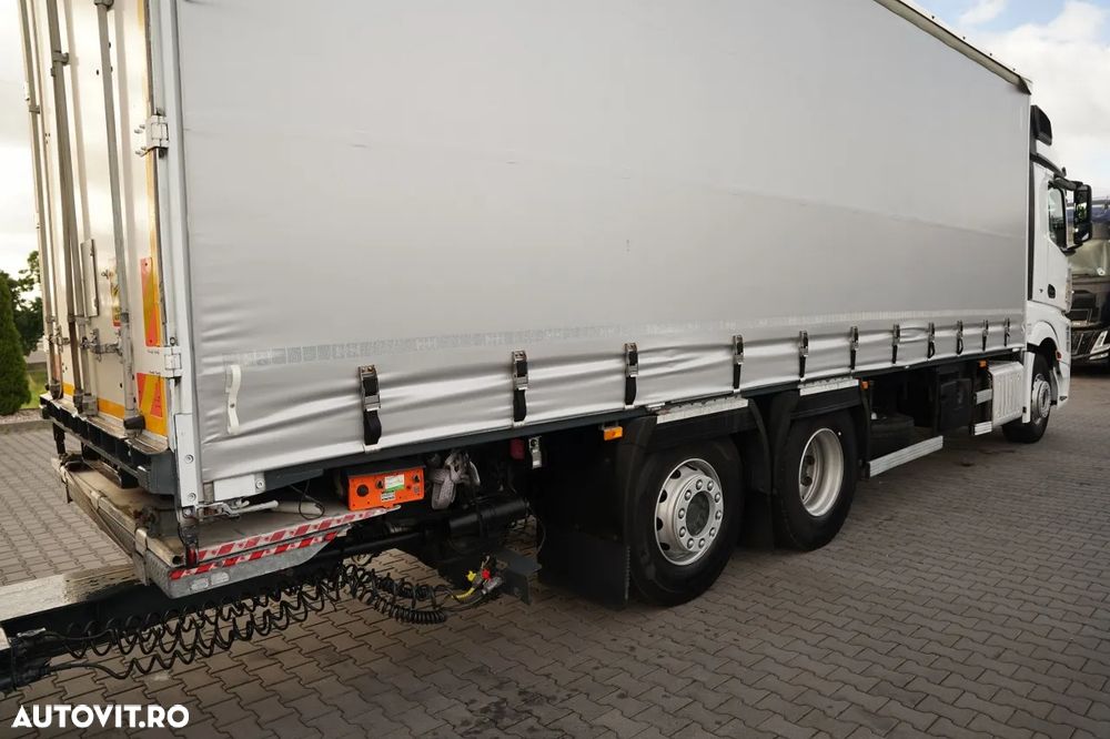 Mercedes-Benz ACTROS 2551 / TANDEM COMBINAT 120 M3 / TRAVERSĂ / RIDICATIVĂ / PUNTE RIDICATIVĂ / PODEA REZISTENTĂ - 17