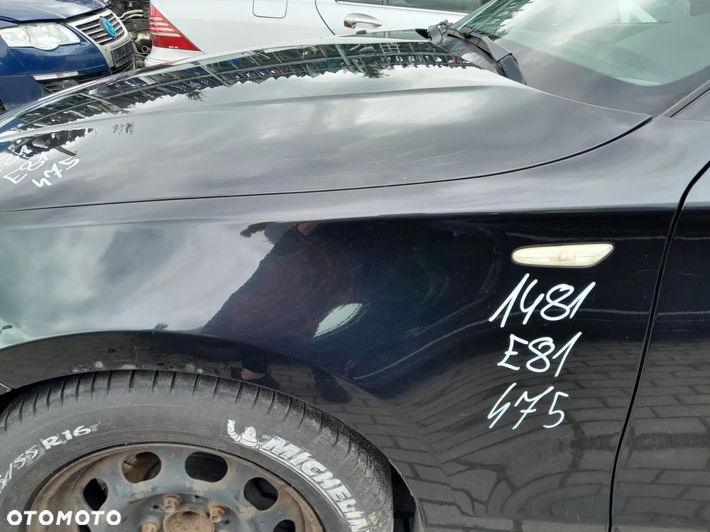 BMW E81 BŁOTNIK LEWY PRZEDNI LEWY PRZÓD KOLOR: 475 - 3