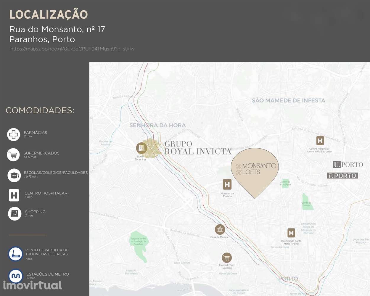 Apartamento T1 com garagem e terraço em Paranhos - Grande imagem: 5/9