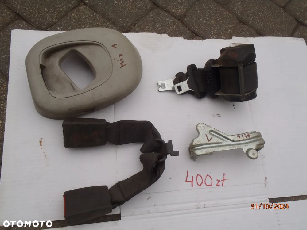 pas zapięcie zapinka pasa mocowanie osłona zaślepka center fiat panda II przeróbka vana - 25