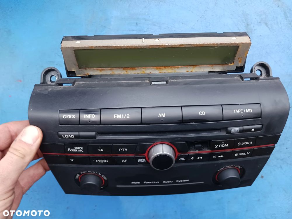 Mazda 3 BK 03-09 Radio radioodtwarzacz CD Oryginał fabryczne wyświetlacz ekran - 2