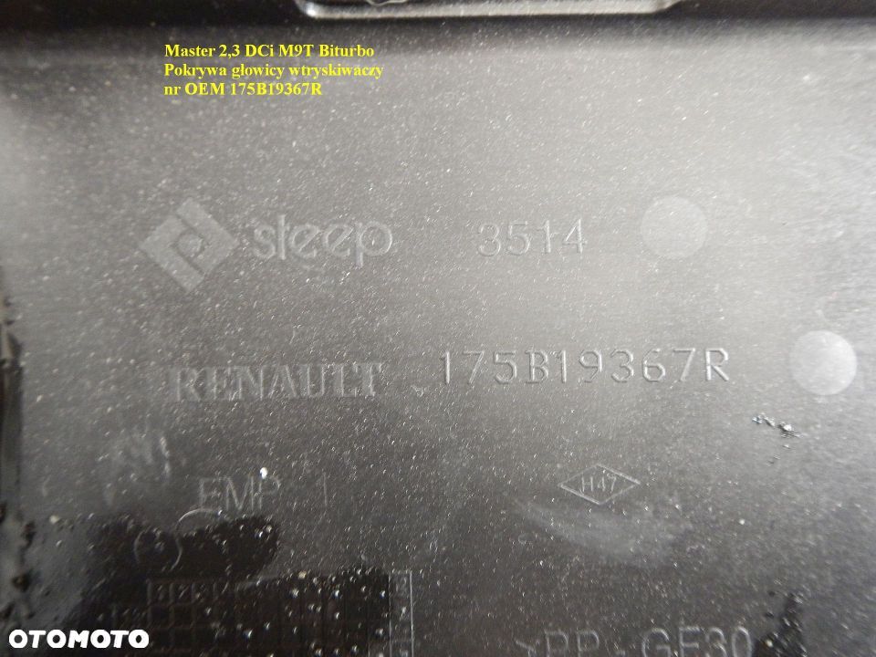 MASTER 2,3 DCI BITURBO Pokrywa głowicy 175B19367R - 4