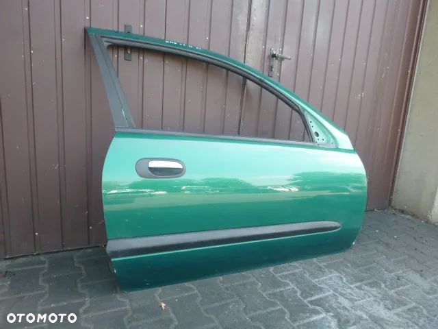 DRZWI PRAWY PRZÓD PRAWE PRZEDNIE NISSAN ALMERA N16 3D KOMPLETNE KOLOR DV8 - 9