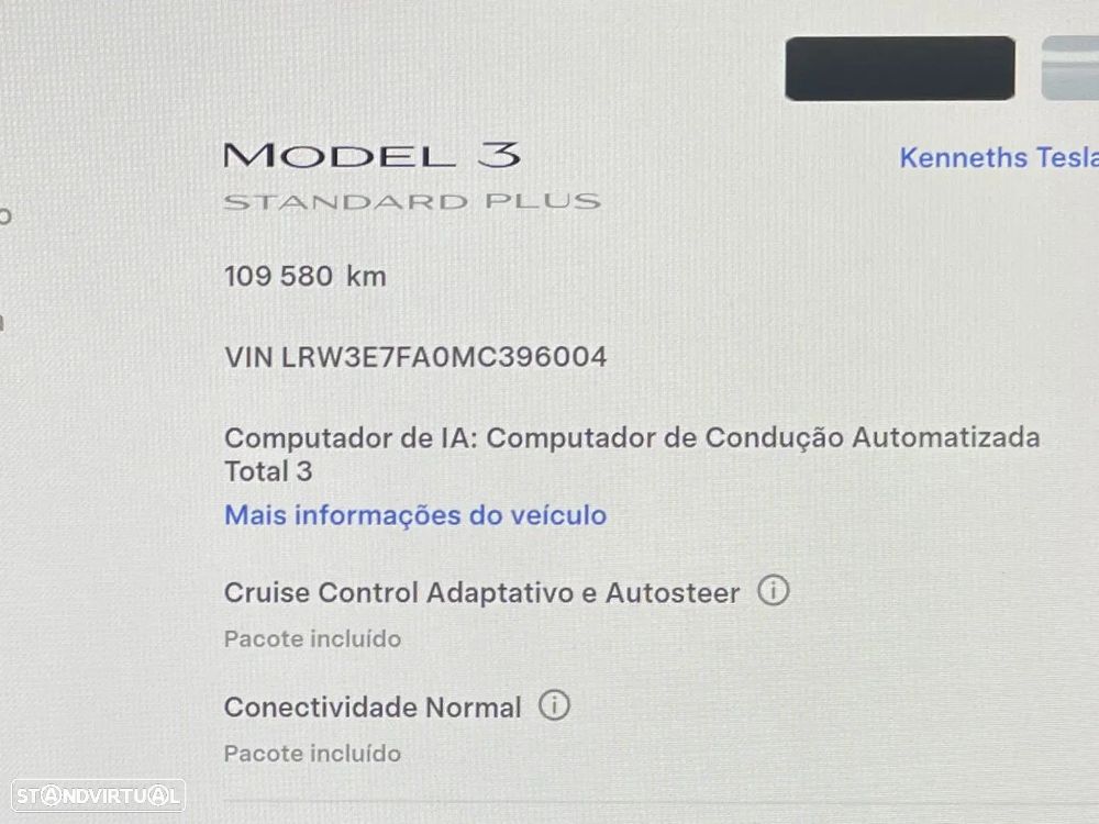 Tesla Model 3 Tração Traseira - 38