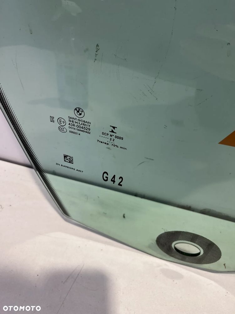 BMW 2 G42 Szyba drzwi PRAWA 43R004529 2022ROK - 2