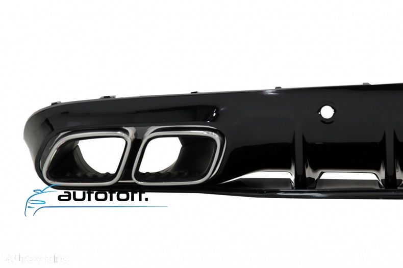 Difuzor C-Class C205 A205 compatibil cu Mercedes (14-19) Chrome C63S - 4