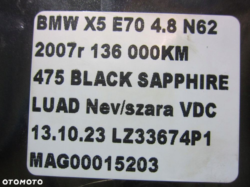 BMW X5 E70 4.8i N62N E60 E61 E64 KOŁO ZAMACHOWE AUTOMAT 7560552 11227560552 - 5