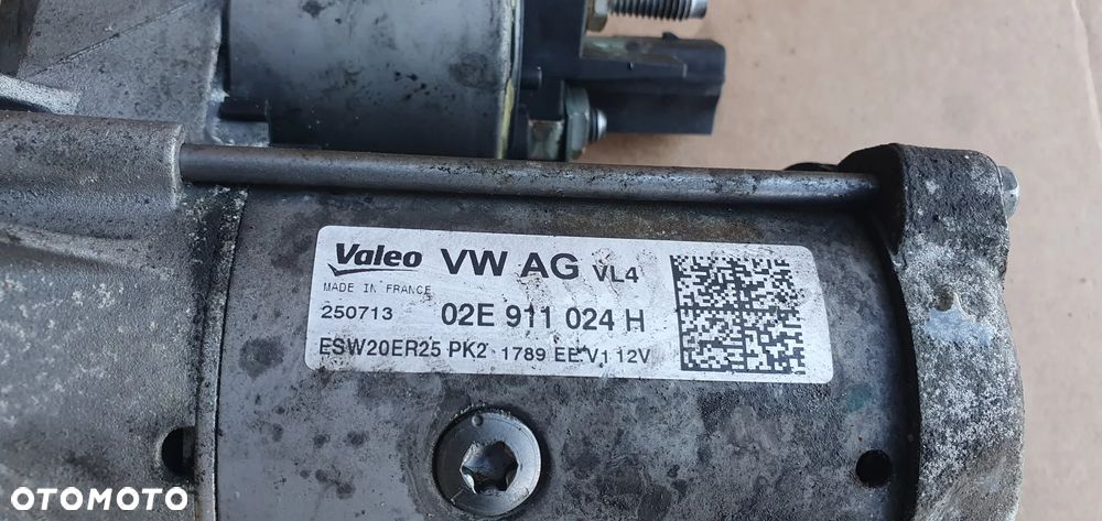 Rozrusznik starter silnika VW Tiguan I Lift 2.0 TDI 02E911024H - 7
