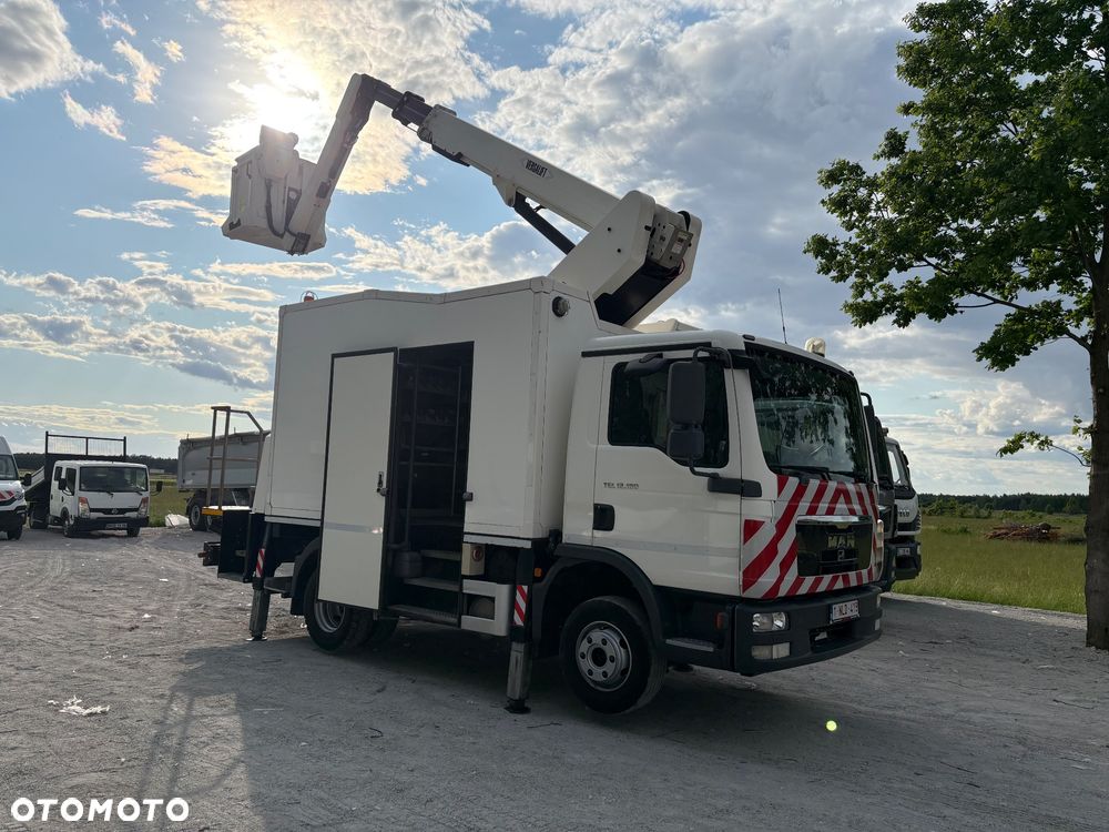 MAN TGL 12.180 | PODNOŚNIK KOSZOWY | 17,6M | VERSALIFT | 265 KG | ZABUDOWA SERWISOWA | 2X WEBASTO | NOWE OPONY | SPROWADZONY | SUPER STAN - 8