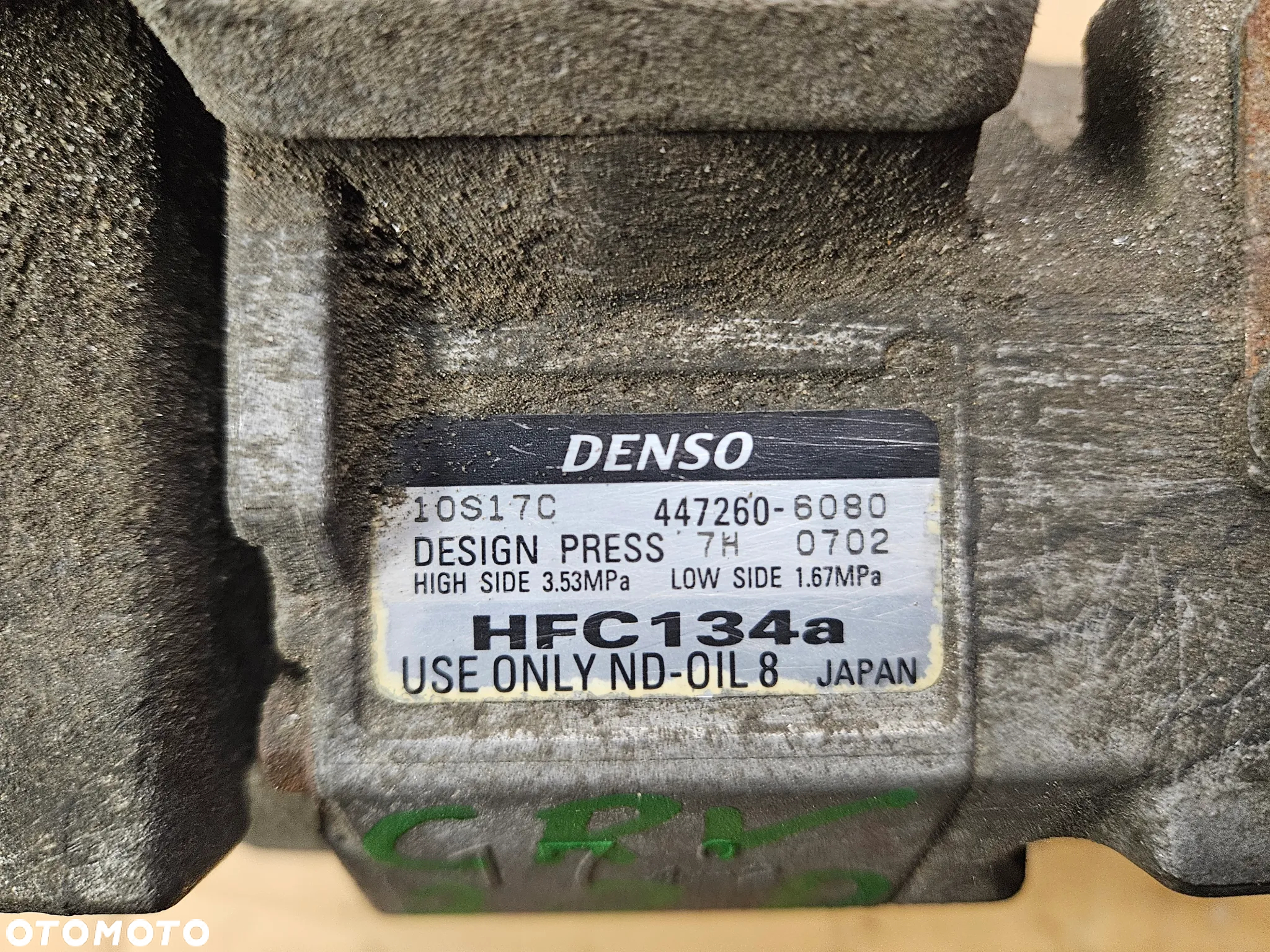Honda CRV CR-V 3 III Civic Accord VIII 2.2 i-DTEC kompresor sprężarka klimatyzacji 447260 6080 447220-5900 4902 - 3