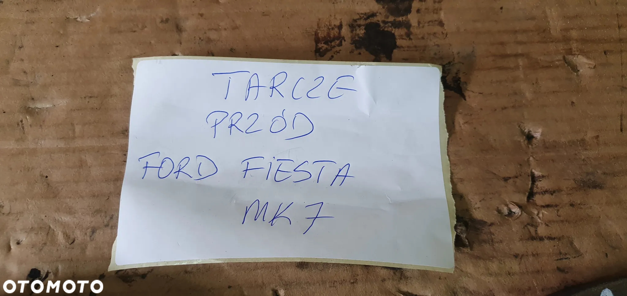 Tarcze hamulcowe klocki przód przednie Ford Fiesta MK7 8V51-1125-AB - 11