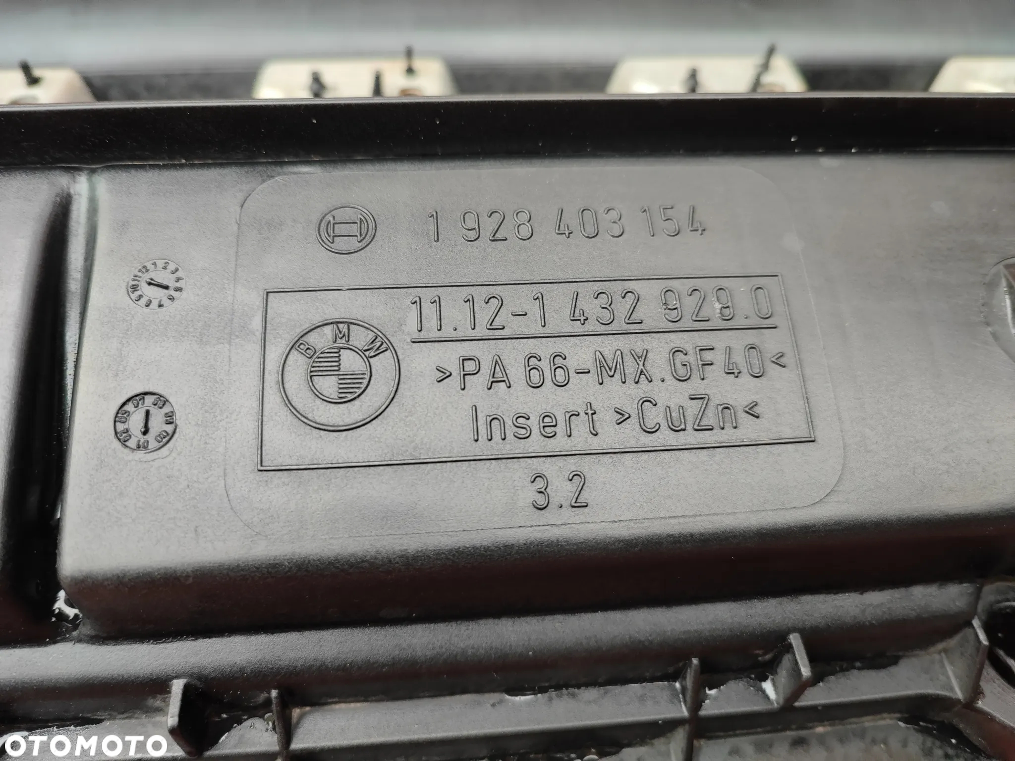 BMW E38 / E39 / E46 / E60 / E53 / Z3 /ORYGINALNA POKRYWA ZAWORÓW DO SILNIKÓW GAMY M52BTU / M54 NA CEWKI PRZYKRĘCANE 2X VANOSY  ( M52B20TU / M52B25TU / M52B28TU ORAZ M54B22 / M54B25 / M54B30 ) O NR. 1 432 928 / 1 432 929 OEM - 9