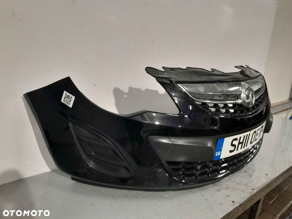 + ZDERZAK PRZÓD PRZEDNI OPEL CORSA D LIFT FL Z22C CZARNY - 4