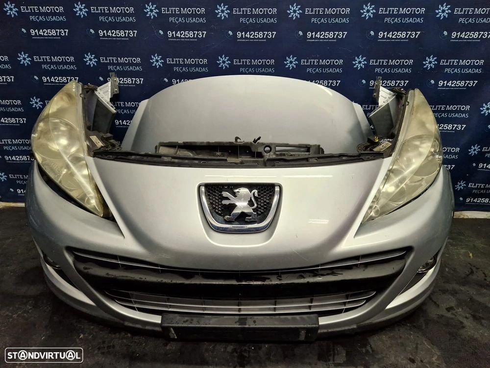 Frente completa usada PEUGEOT 207 1.6 HDI capot parachoques oticas guarda lamas radiador - 3