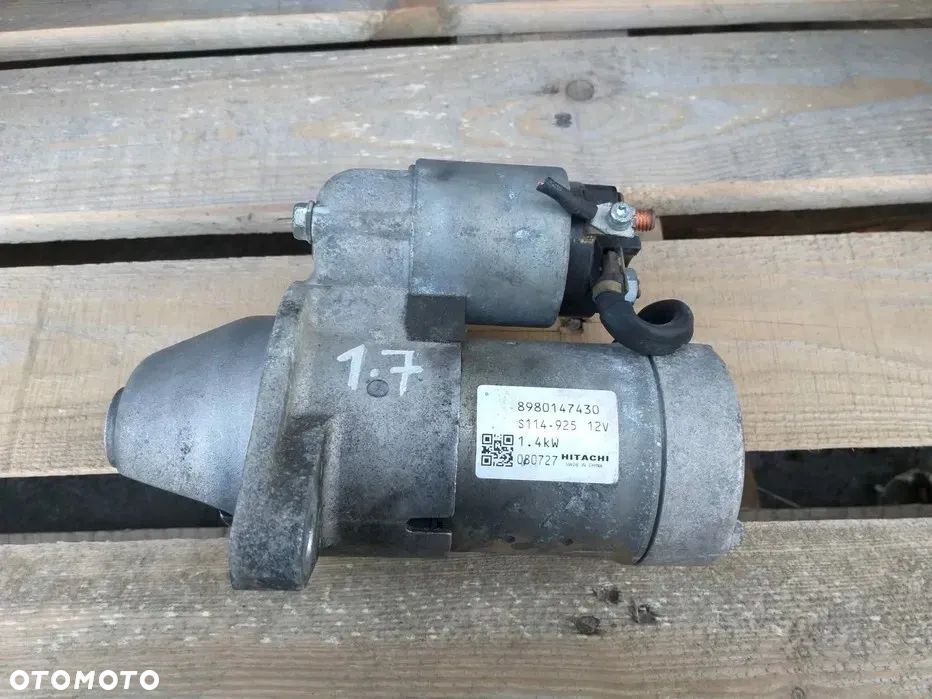 Rozrusznik opel astra corsa meriva zafira 1.7 cdti