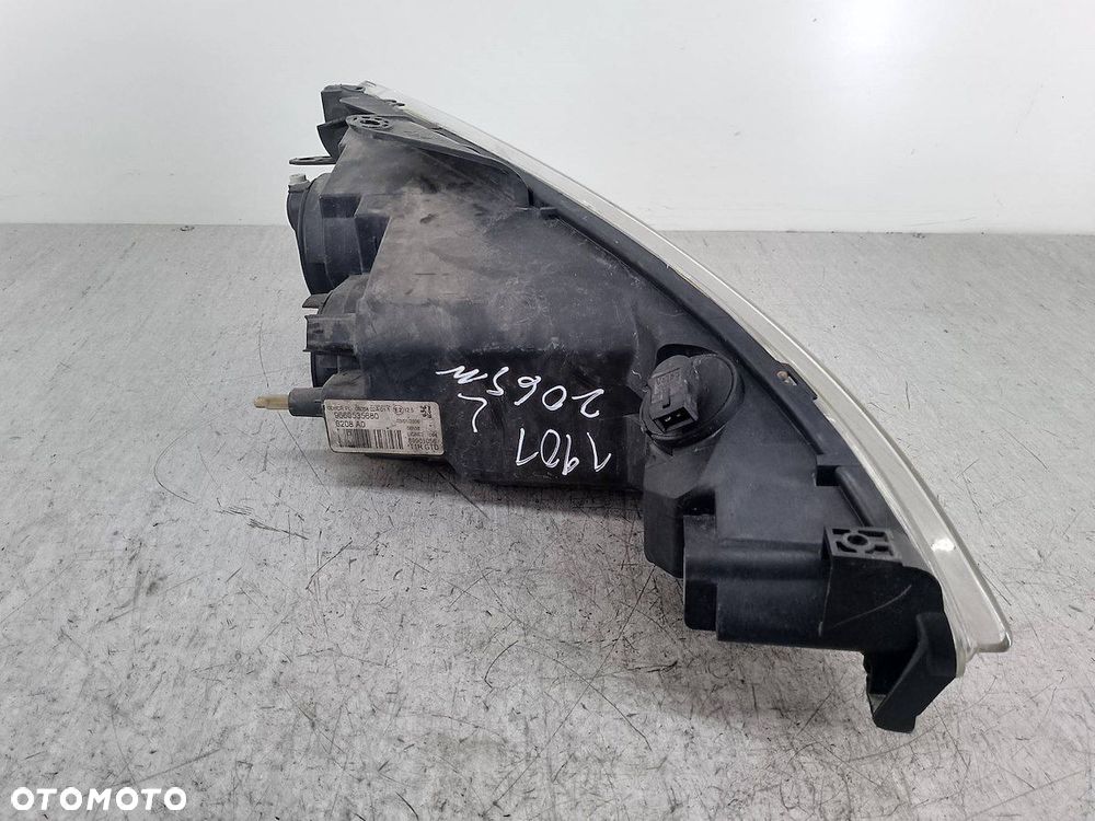 LAMPA PRZÓD LEWA PEUGEOT 206 SW 9660535680 89901056 - 6