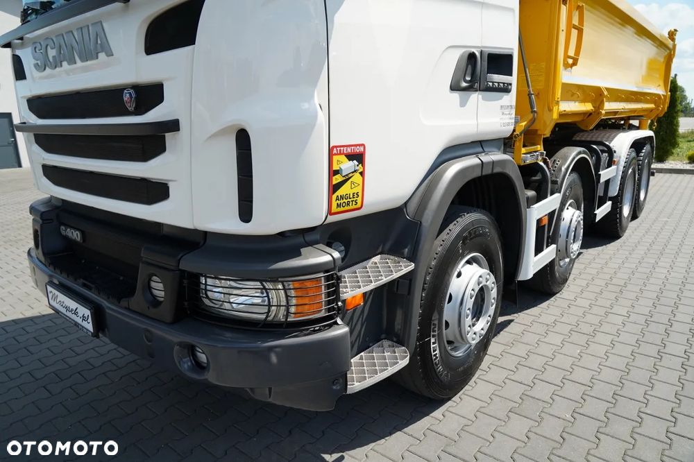 Scania G 400 / 8x4 / WYWROTKA 2 STRONNA  / HYDROBURTA /  BORDMATIC / MANUAL - 15