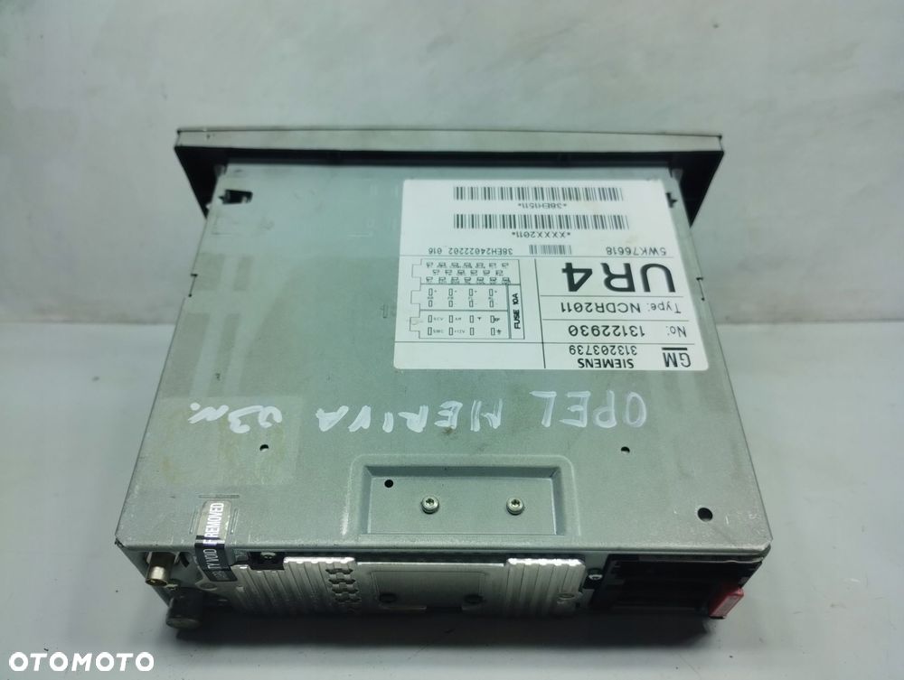 Opel Meriva A Radio Fabryczne Cd 13122930 - 3