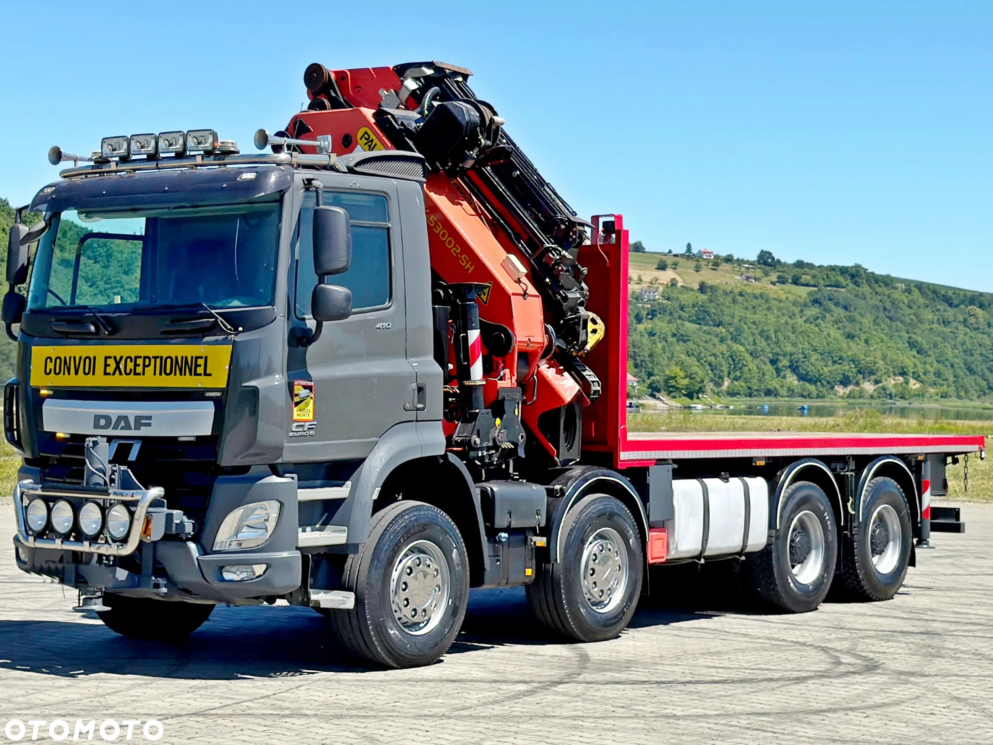 DAF CF 410 * PLATFORMA 6,00m + PK 53002 - SH E + JIB PJ 125 E + PILOT / 8x4 - 4