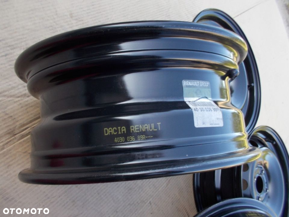 4x Felgi 15 Renault Clio III IV Thalia Dokker Dacia Sandero Lodgy Logan ET40 - 13